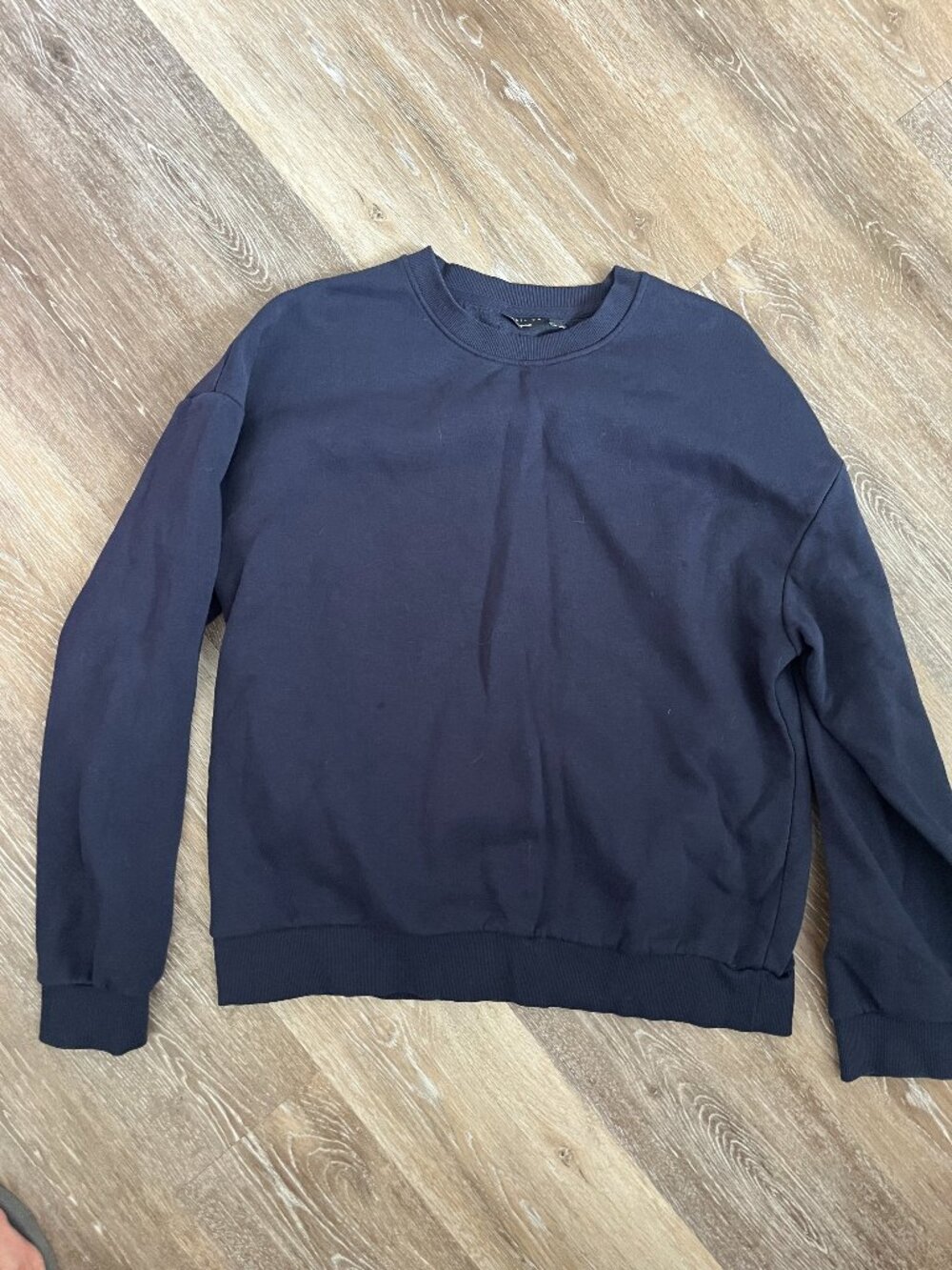 Navy Sweater Oversized Sweatshirt